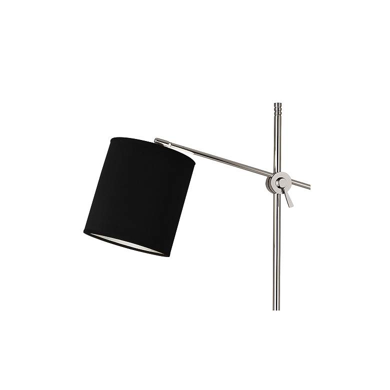 Image 2 Robert Abbey Campbell 62 1/2" Black and Nickel Modern Floor Lamp more views