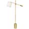 Robert Abbey Campbell 62 1/2" Brass Adjustable Modern Floor Lamp