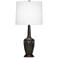 Robert Abbey Cecilia Small Matte Coffee Brown Table Lamp