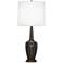 Robert Abbey Cecilia Tall Matte Coffee Ceramic Table Lamp