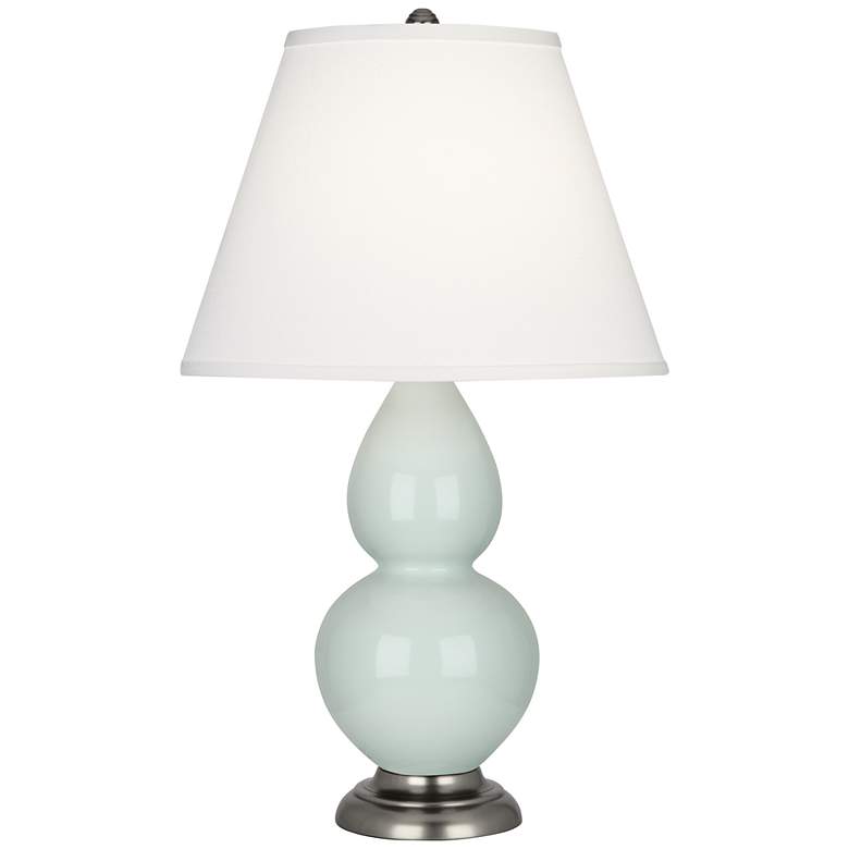 Image 1 Robert Abbey Celadon Small Double Gourd Accent Lamp Ant Silver