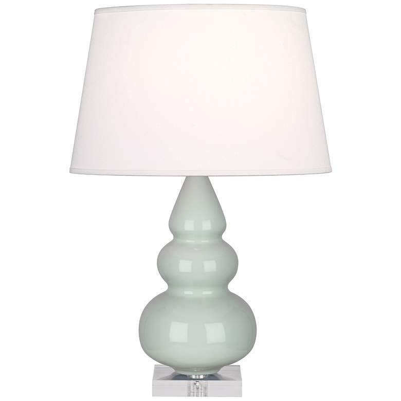 Image 1 Robert Abbey Celadon Triple Gourd Ceramic Table Lamp