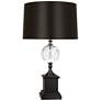 Robert Abbey Celine 29 1/2" Bronze Shade and Crystal Table Lamp
