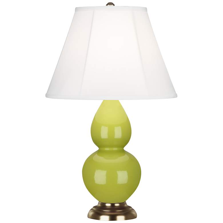 Image 1 Robert Abbey Ceramic Apple Small Double Gourd Accent Lamp