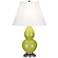 Robert Abbey Ceramic Apple Small Double Gourd Accent Lamp