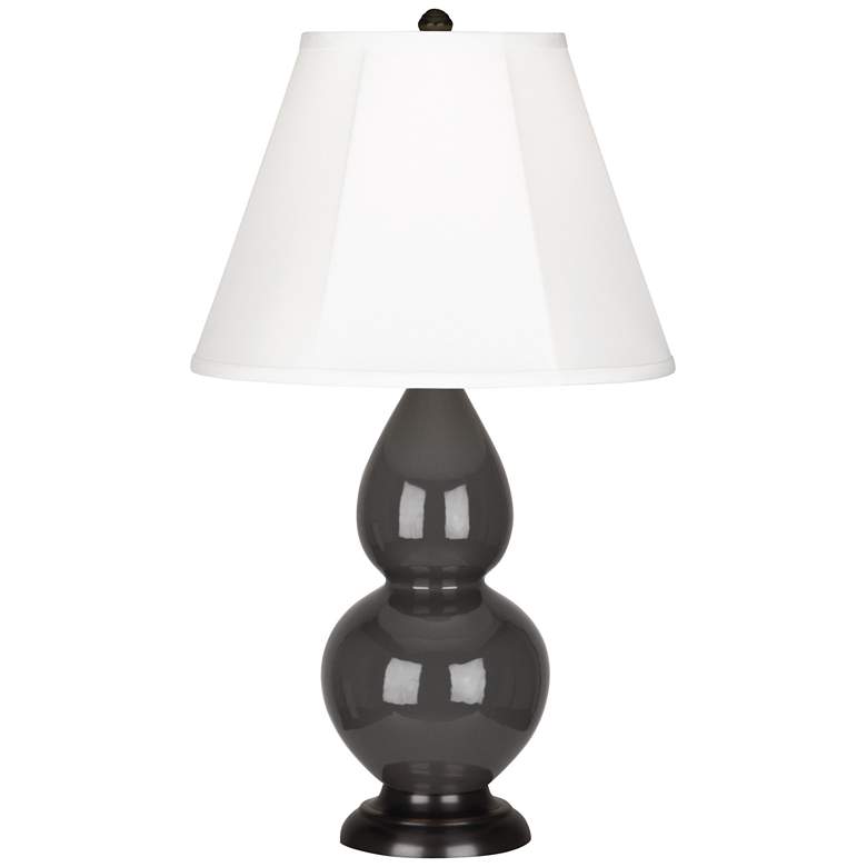 Image 1 Robert Abbey Ceramic Ash Small Double Gourd Accent Lamp