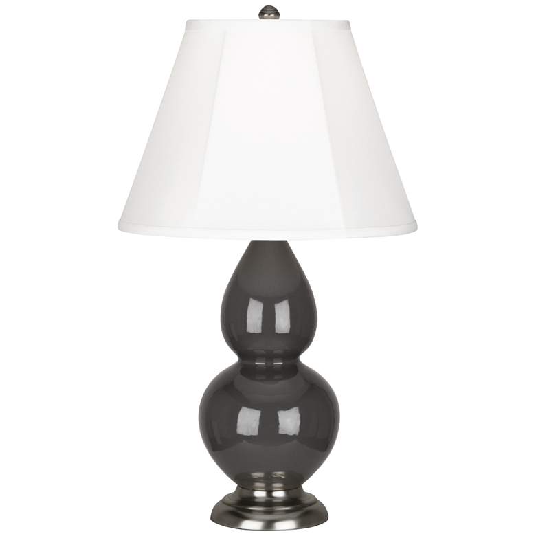 Image 1 Robert Abbey Ceramic Ash Small Double Gourd Accent Lamp