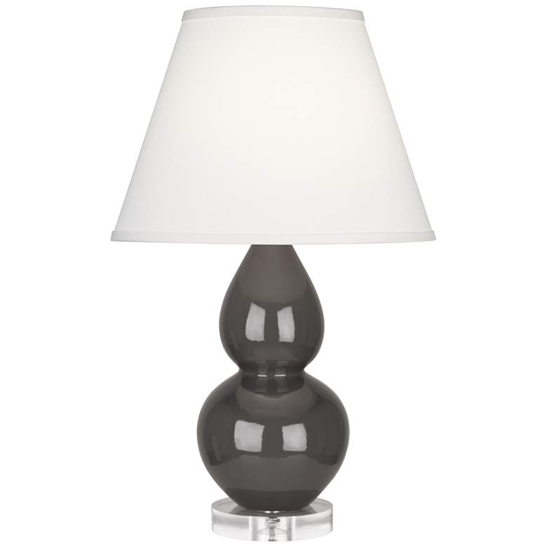 Image 1 Robert Abbey Ceramic Ash Small Double Gourd Accent Lamp