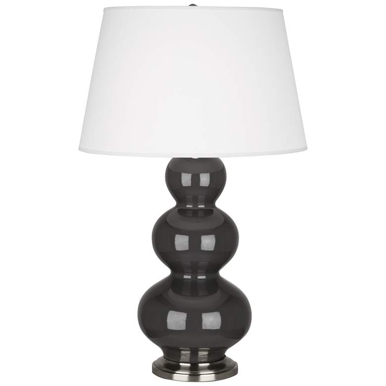 Image 1 Robert Abbey Ceramic Ash Triple Gourd Table Lamp