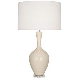 Image1 of Robert Abbey Ceramic Bone Audrey Table Lampa