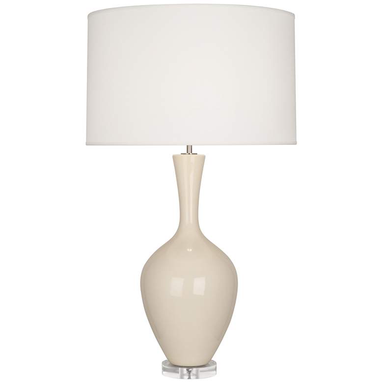 Image 1 Robert Abbey Ceramic Bone Audrey Table Lampa