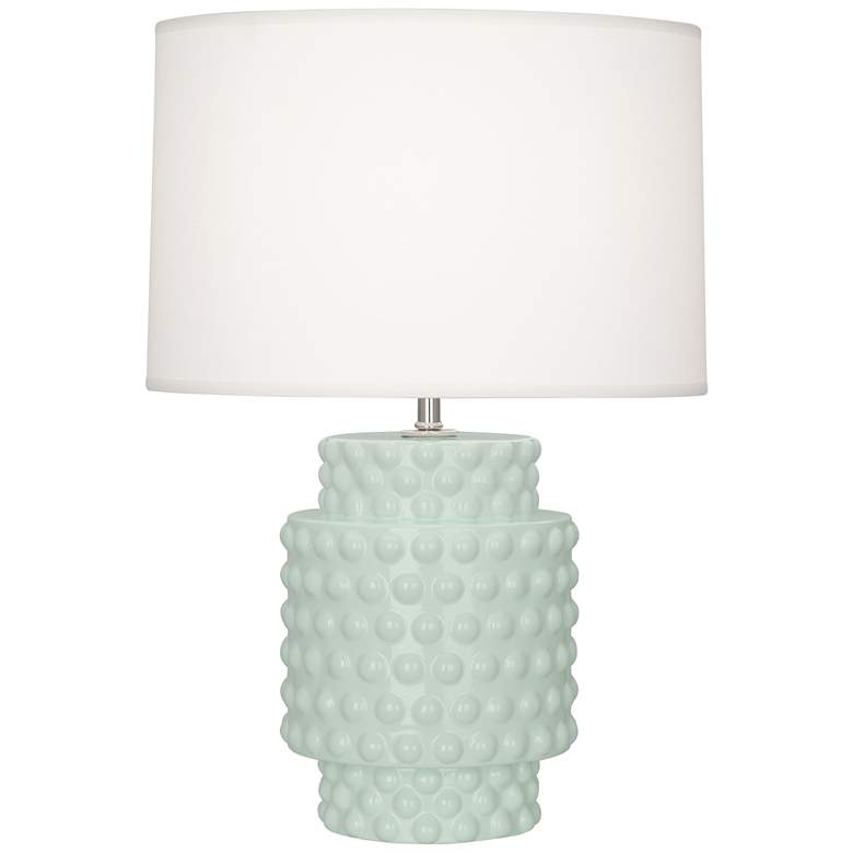 Image 1 Robert Abbey Ceramic Celadon Dolly Accent Lamp