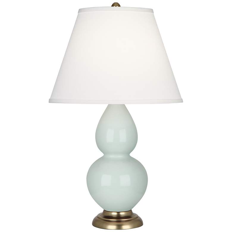 Image 1 Robert Abbey Ceramic Celadon Double Gourd Table Lamp