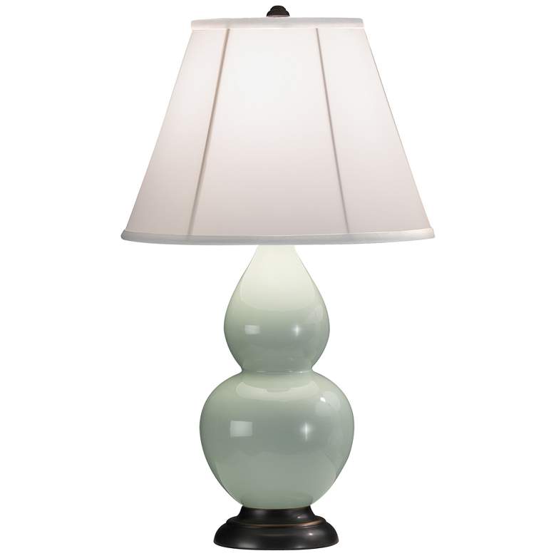 Image 1 Robert Abbey Ceramic Celadon Small Double Gourd Accent Lamp