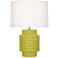 Robert Abbey Ceramic Citron Dolly Accent Lamp