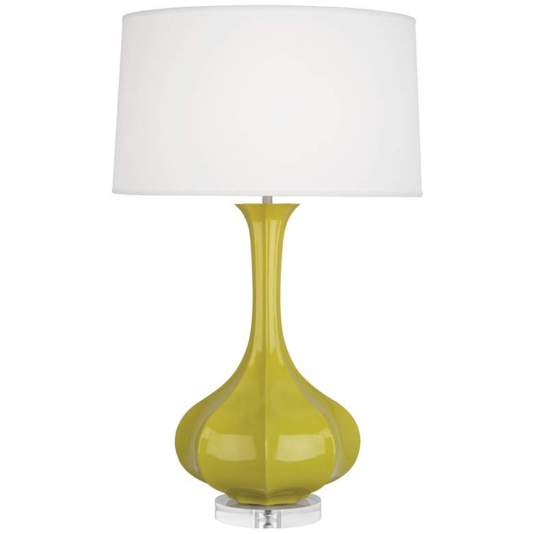 Image 1 Robert Abbey Ceramic Citron Pike Table Lamp