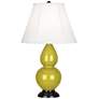 Robert Abbey Ceramic Citron Small Double Gourd Accent Lamp