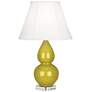 Robert Abbey Ceramic Citron Small Double Gourd Accent Lamp