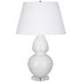 Robert Abbey Ceramic Lily Double Gourd Table Lamp