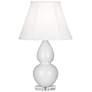 Robert Abbey Ceramic Lily Small Double Gourd Accent Lamp