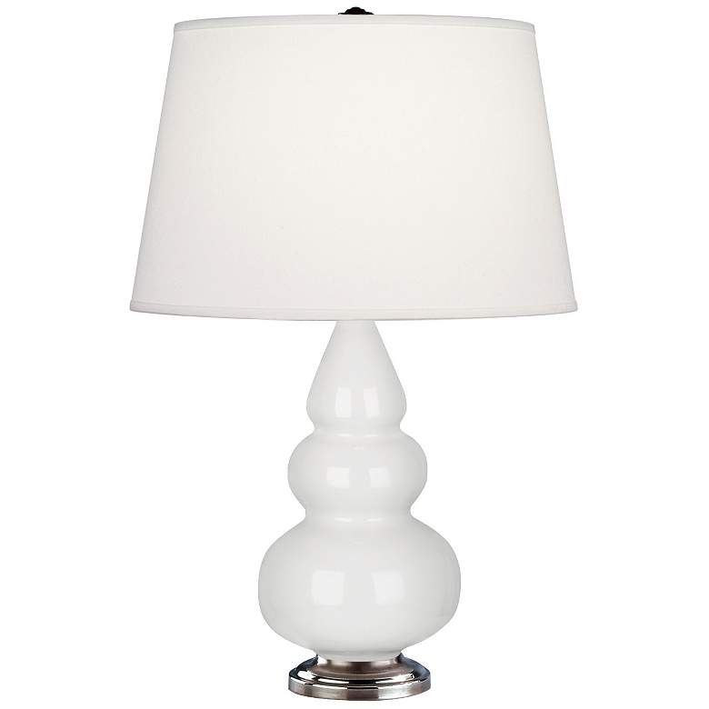 Image 1 Robert Abbey Ceramic Lily Small Triple Gourd Accent Lamp