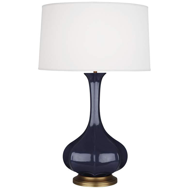Image 1 Robert Abbey Ceramic Midnight Pike Table Lamp