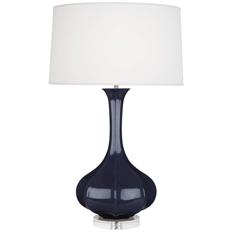 Image 1 Robert Abbey Ceramic Midnight Pike Table Lamp
