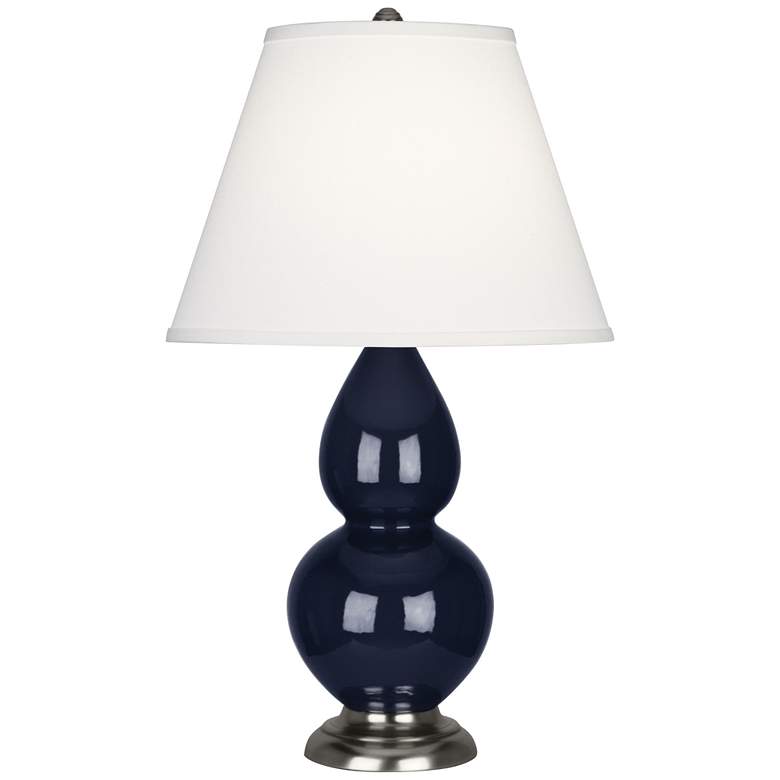 Image 1 Robert Abbey Ceramic Midnight Small Double Gourd Accent Lamp