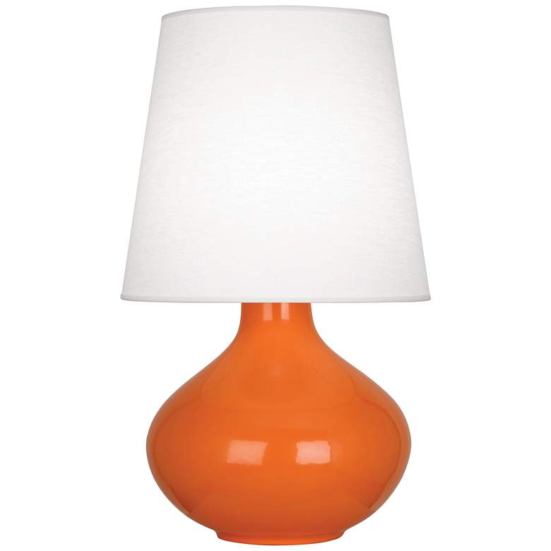Image 1 Robert Abbey Ceramic Pumpkin June Table Lamp
