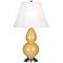 Robert Abbey Ceramic Sunset Small Double Gourd Accent Lamp