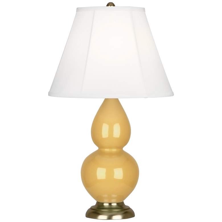 Image 1 Robert Abbey Ceramic Sunset Small Double Gourd Accent Lamp