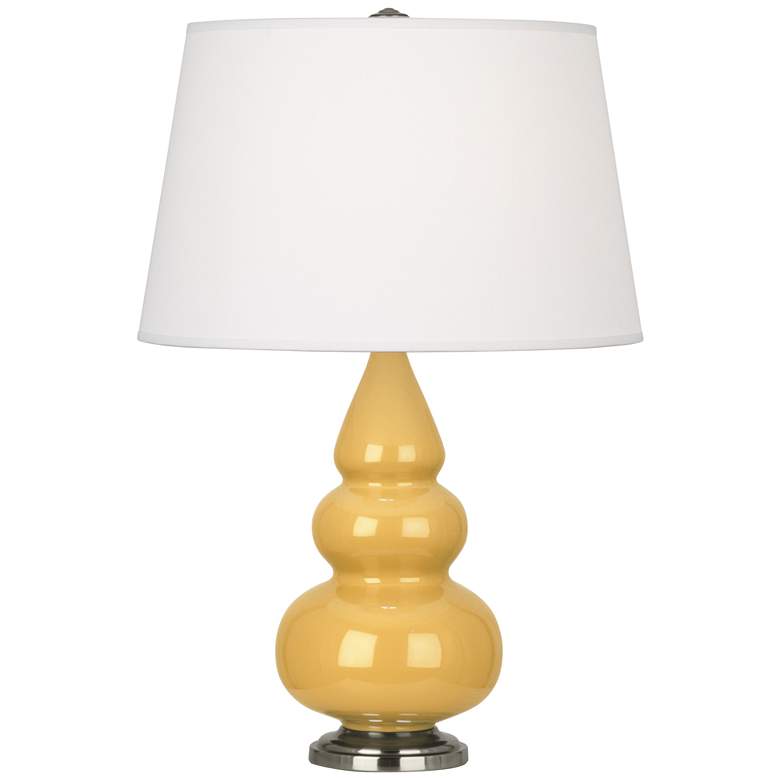 Image 1 Robert Abbey Ceramic Sunset Small Triple Gourd Accent Lamp