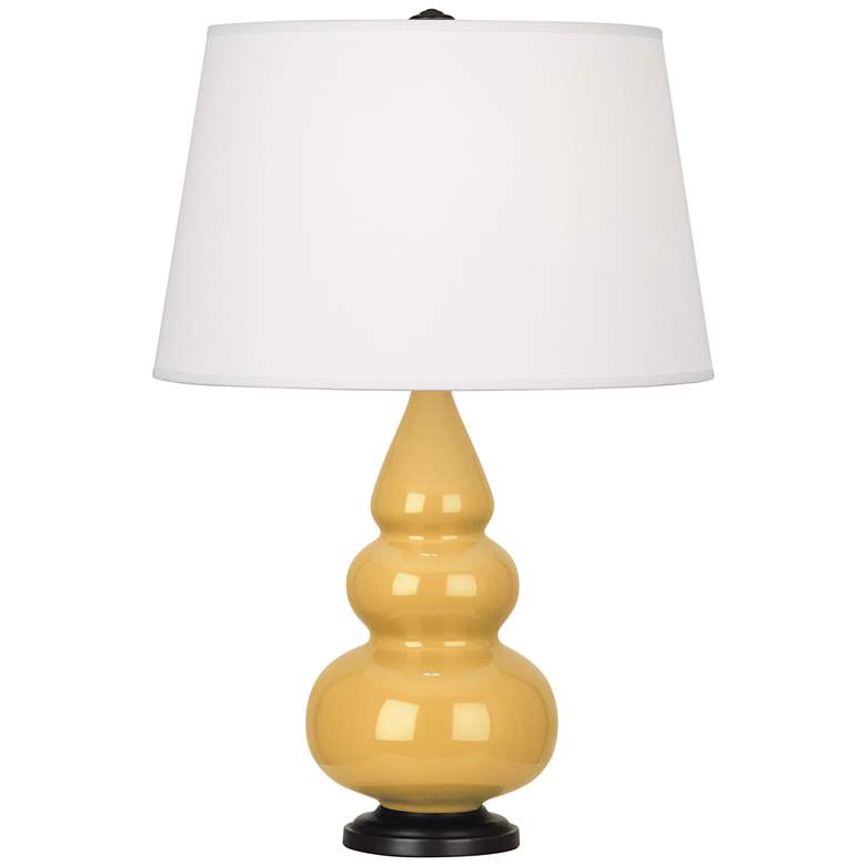 Image 1 Robert Abbey Ceramic Sunset Small Triple Gourd Accent Lamp