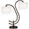 Robert Abbey Charlee Adjustable Shades Double-Arm Table Lamp