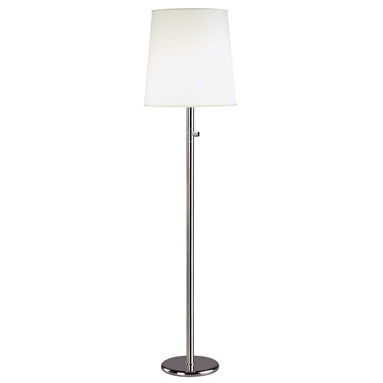 Image 1 Robert Abbey Chica 62 1/2 inch Polished Nickel Floor Lamp