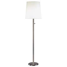 Image1 of Robert Abbey Chica 62 1/2" Polished Nickel Floor Lamp