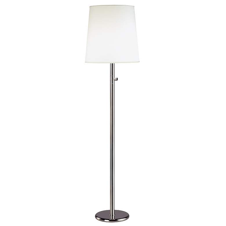 Image 1 Robert Abbey Chica 62 1/2" Polished Nickel Floor Lamp