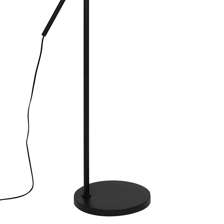 Image 6 Robert Abbey Cinch 62 1/2" Black Hourglass Shade Modern Floor Lamp more views