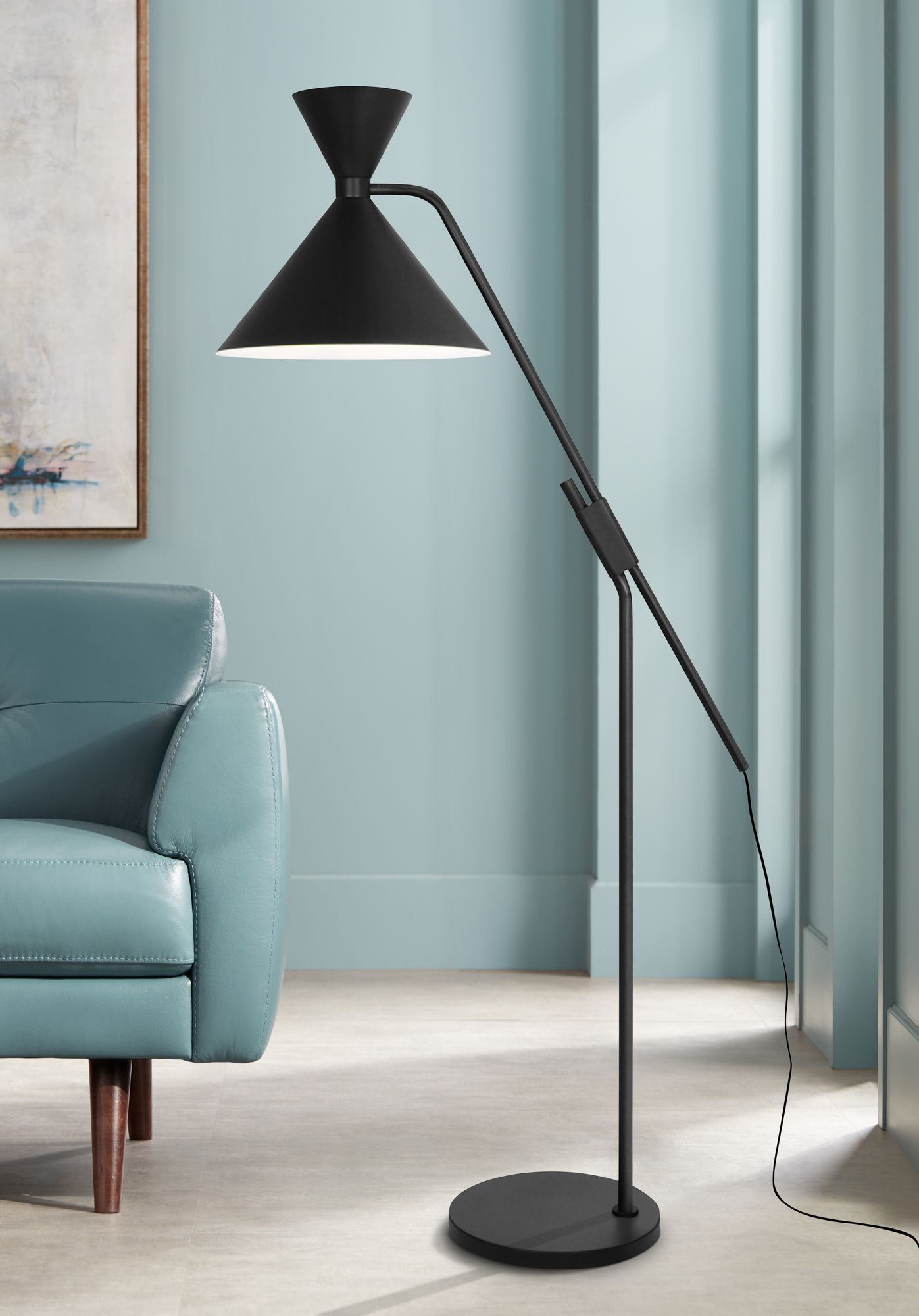 Black on sale floor lamp