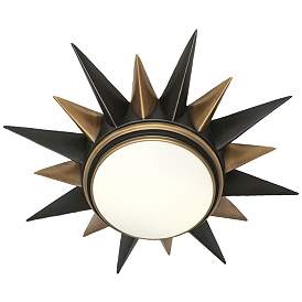 Image2 of Robert Abbey Cosmos 20" Deep Patina Bronze Warm Brass Ceiling Light