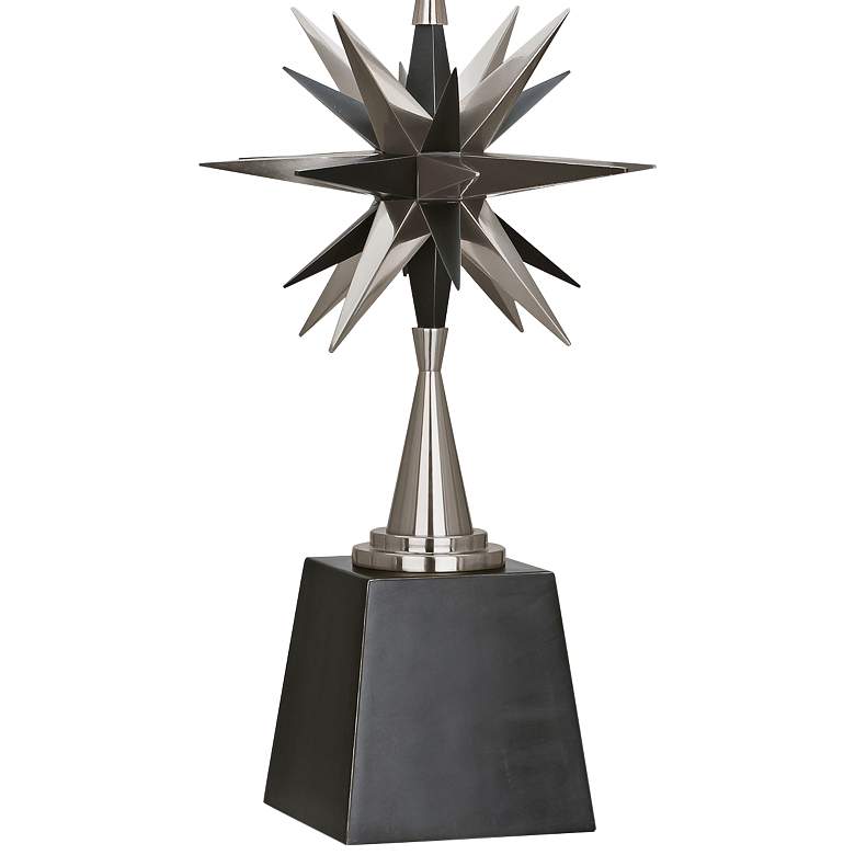 Image 4 Robert Abbey Cosmos 29 1/2 inch Silver Metal Modern Table Lamp more views
