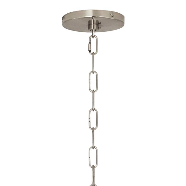 Image 4 Robert Abbey Cristallo 41" Wide Nickel and Smoke Crystal Chandelier more views