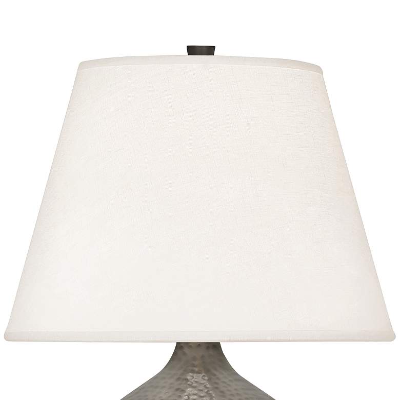 Image 4 Robert Abbey Dal 19 1/4" High Deep Patina Bronze Vessel Table Lamp more views