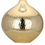 Robert Abbey Dal 19 1/4" High Hammered Brass Vessel Accent Table Lamp