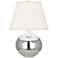 Robert Abbey Dal 19 1/4" High Polished Nickel Vessel Accent Table Lamp