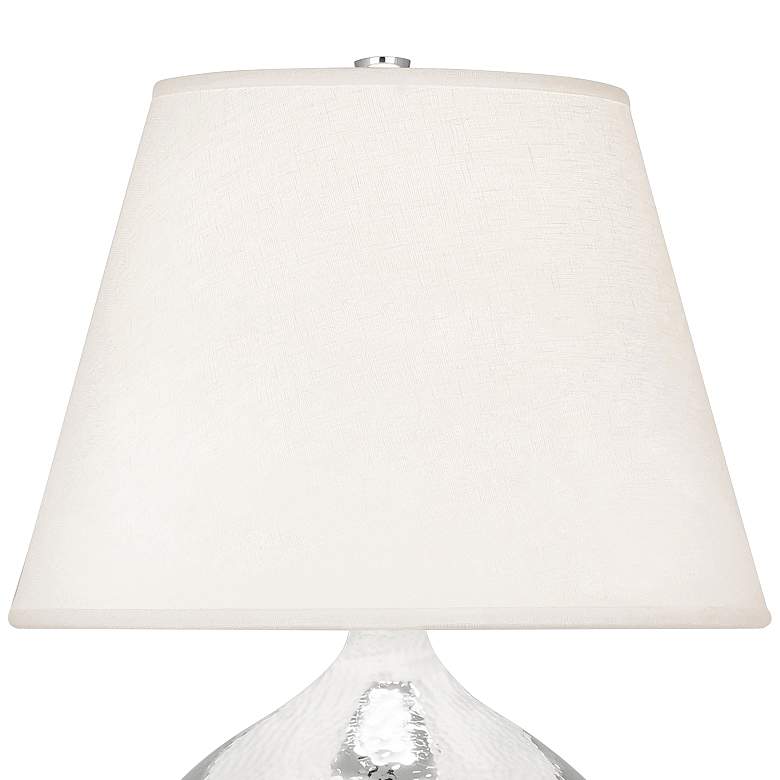 Image 3 Robert Abbey Dal 19 1/4 inch High Polished Nickel Vessel Accent Table Lamp more views