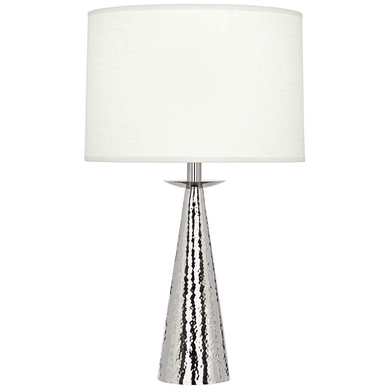 Image 1 Robert Abbey Dal 23 inch Polished Nickel Accent Table Lamp