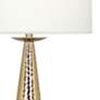 Robert Abbey Dal 30 1/2" Modern Brass Column Table Lamp