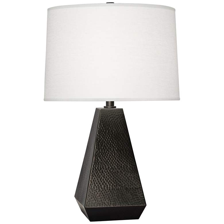 Image 1 Robert Abbey Dal Deep Patina Bronze Tapered Table Lamp