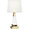 Robert Abbey Darius Tapered Brass Modern Accent Lamp